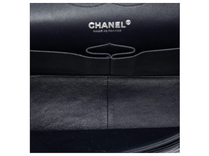 Chanel Blue Jumbo Classic Lambskin Double Flap Blu navy - vista 4