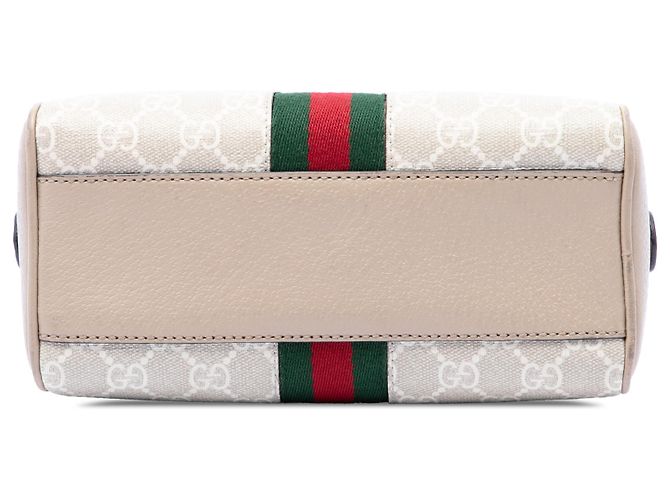 Borsa Gucci Beige Mini GG Supreme Web Ophidia - vista 3