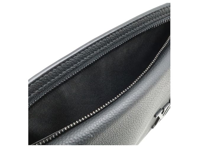 Borsa a tracolla Louis Vuitton Black Aerogram Takeoff Sling Nero - vista 4