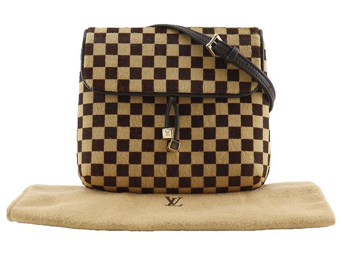 Louis Vuitton Marrone Damier Sauvage Gazelle - vista 20