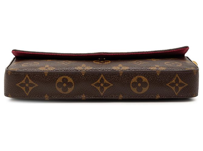 Louis Vuitton Pochette Felicie Monogram marrone - vista 3