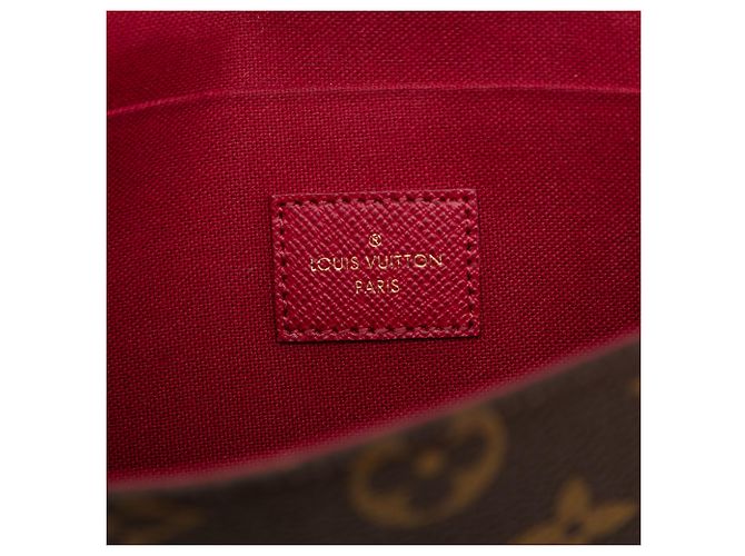Louis Vuitton Pochette Felicie Monogram marrone - vista 5