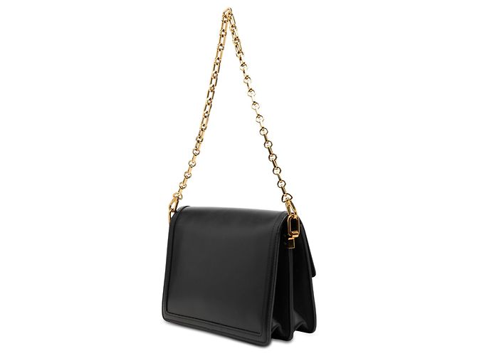 Louis Vuitton Dauphine MM in pelle di vitello nera Nero - vista 2
