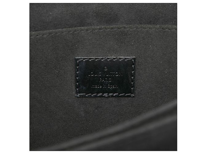 Louis Vuitton Dauphine MM in pelle di vitello nera Nero - vista 5