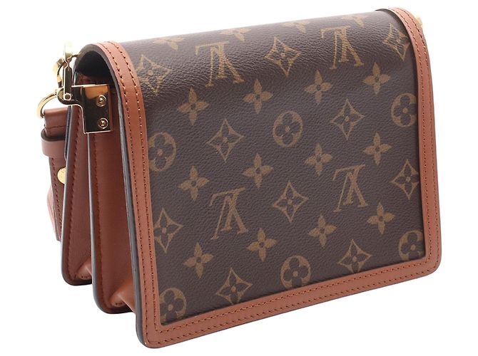 Louis Vuitton Mini Dauphine Monogram Reverse Marrone - vista 2