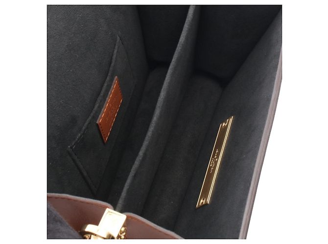 Louis Vuitton Mini Dauphine Monogram Reverse Marrone - vista 3