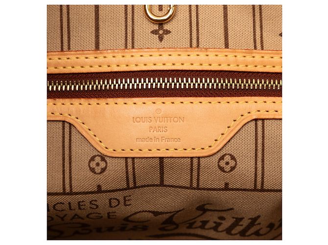 Louis Vuitton Marrone Monogram Neverfull MM - vista 5