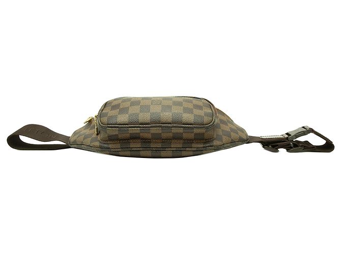 Marsupio Louis Vuitton Damier Ebene marrone Melville - vista 3