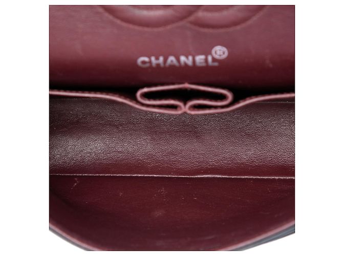 Chanel Black Medium Classic Lambskin Double Flap Noir - vue 4