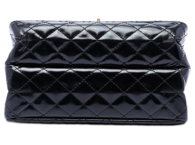Chanel Black Quilted Glazed Calfskin Reissue 2.55 Accordion Flap 225 - vista 3