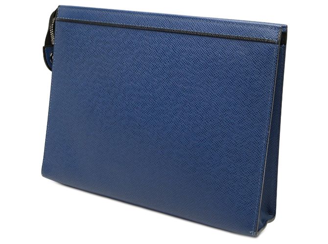 Pochette Voyage MM em Taiga Azul Louis Vuitton - vista 2