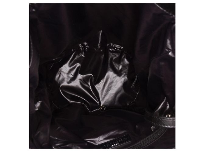 Borsa bucket in lana Chanel Black Paris Hamburg Nero - vista 4