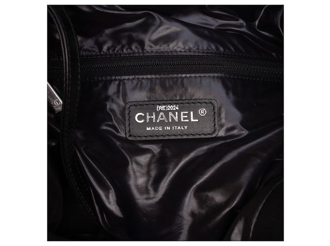 Borsa bucket in lana Chanel Black Paris Hamburg Nero - vista 5