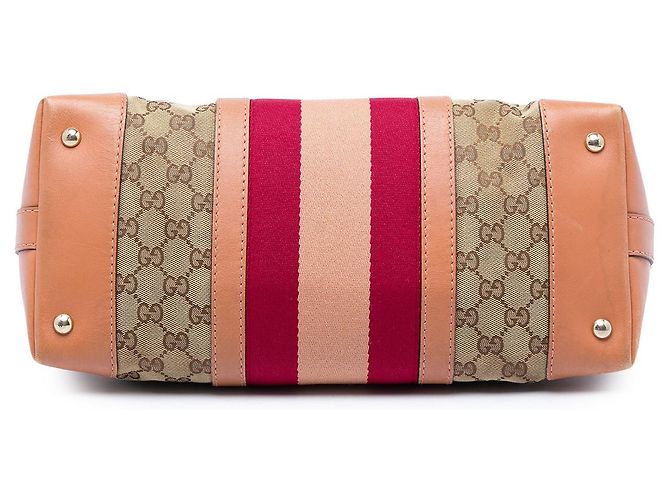 Gucci Satchel Beige GG Canvas Web - Ansicht 3