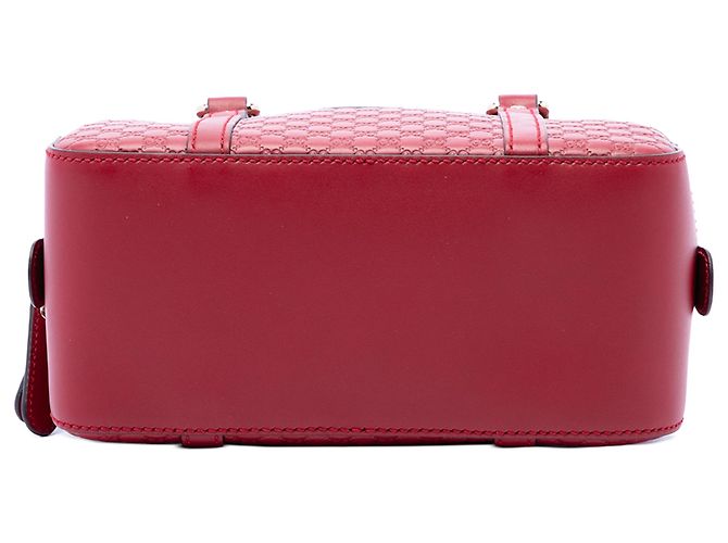 Bolso Gucci Red Small Microguccissima Bree Satchel Roja - vista 3
