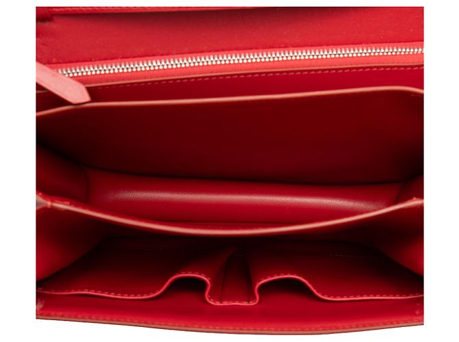 Céline Celine Red Medium Calfskin Classic Box Rot - Ansicht 4