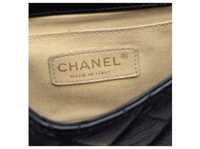 Mademoiselle Chanel Black Mini Quilted Goatskin Reissue 2.55 Rita Flap Nero - vista 5