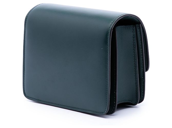 Céline Celine Green Small Calfskin Classic Box Verde Verde scuro - vista 2