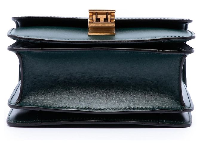 Céline Celine Green Small Calfskin Classic Box Verde Verde scuro - vista 3