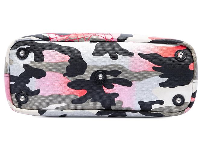 Tote Dior Gray Anselm Reyle Medium Canvas Camouflage Marrone - vista 3