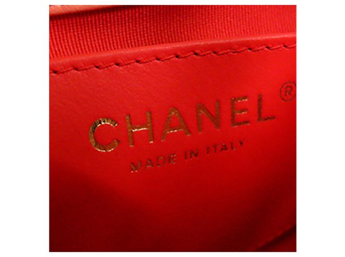 Chanel Orange Small Quilted Jersey Wavy CC Hobo Arancione - vista 5