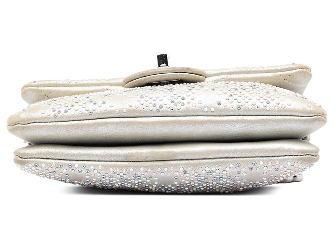 Chanel Beige Mini Suede Beaded Mineral Nights Flap - vista 3