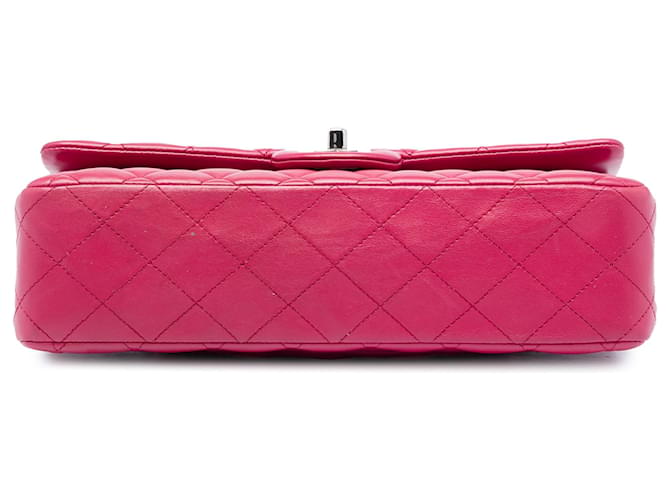 Chanel Rosa Medium Classic Lambskin Double Flap - vista 3