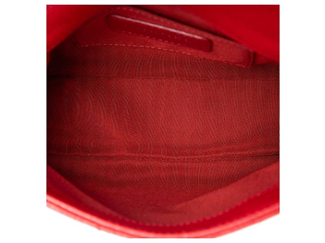 Chanel Red Mini Square Caviar Incognito Flap Rosso - vista 4