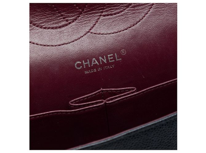 Chanel Black Jumbo Classic Caviar Double Flap Negro - vista 5