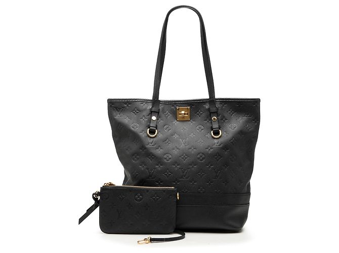Louis Vuitton Black Monogram Empreinte Citadine PM Nero - vista 7