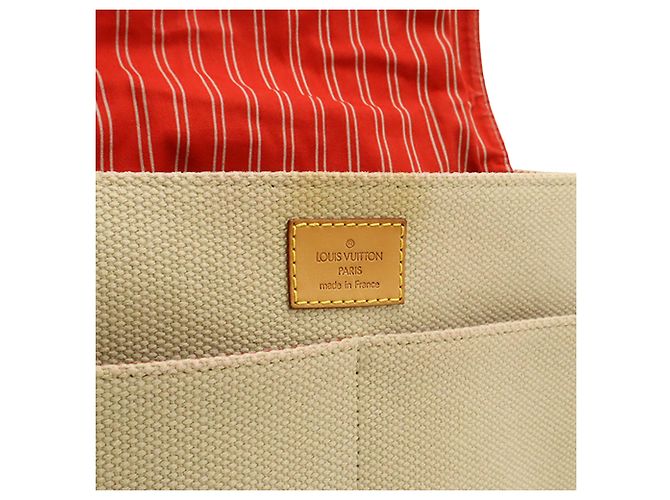 Louis Vuitton Beige Antigua Besace PM - vue 4