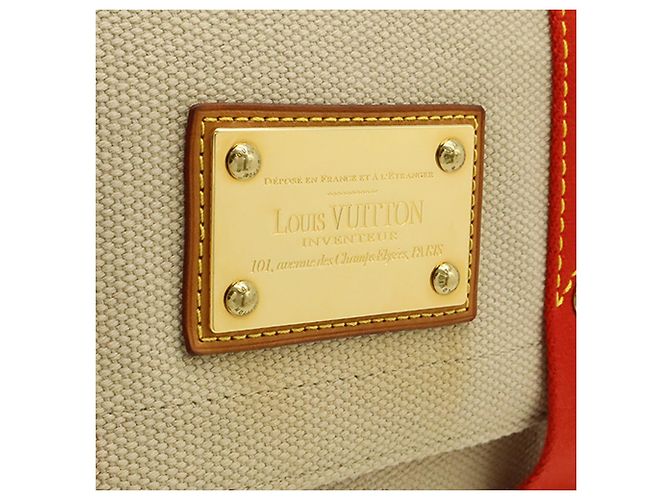 Louis Vuitton Beige Antigua Besace PM - vue 5