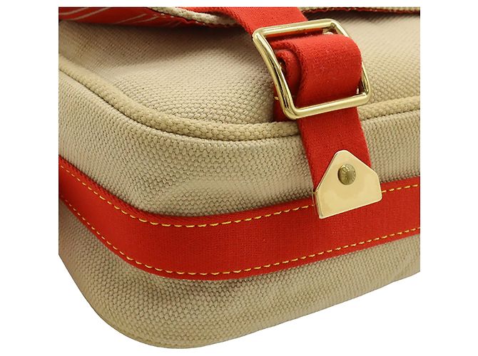 Louis Vuitton Beige Antigua Besace PM - vue 6