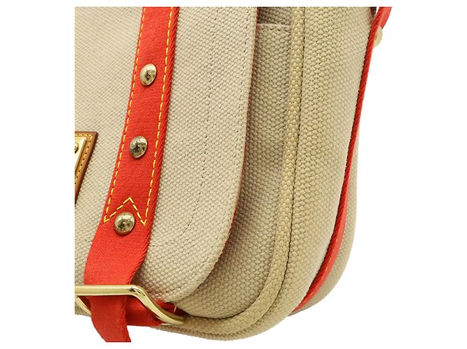Louis Vuitton Beige Antigua Besace PM - vue 7