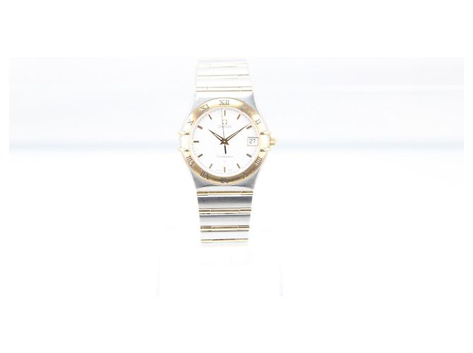 Omega Constellation Quartz 35mm YG SS Quadrante Bianco 1212.30 Argento D'oro - vista 12