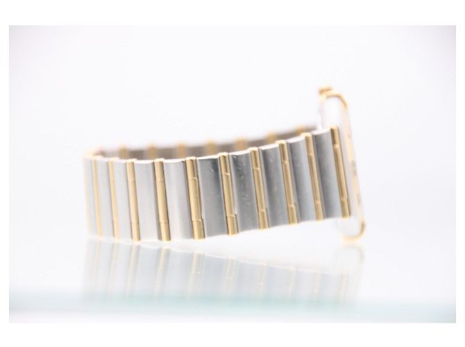 Omega Constellation Quartz 35mm YG SS Quadrante Bianco 1212.30 Argento D'oro - vista 7