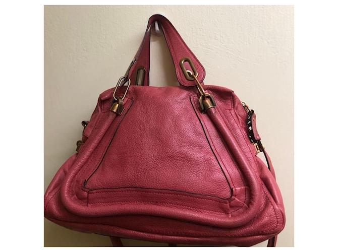 Borsa Paddington di Chloé Rosso - vista 2
