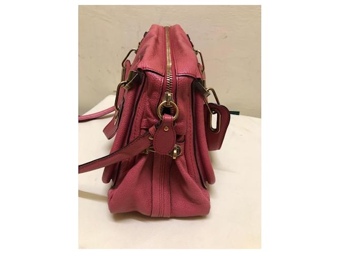 Borsa Paddington di Chloé Rosso - vista 3