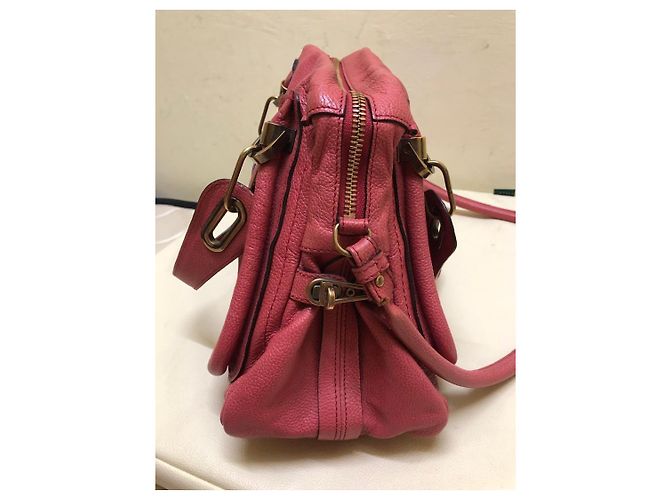 Borsa Paddington di Chloé Rosso - vista 4
