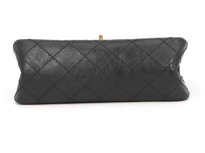 Borsa a Spalla Chanel Matelassé 2.55 Mini Nero - vista 3