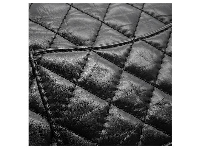 Borsa a Spalla Chanel Matelassé 2.55 Mini Nero - vista 8
