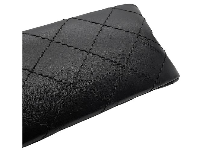 Borsa a Spalla Chanel Matelassé 2.55 Mini Nero - vista 9