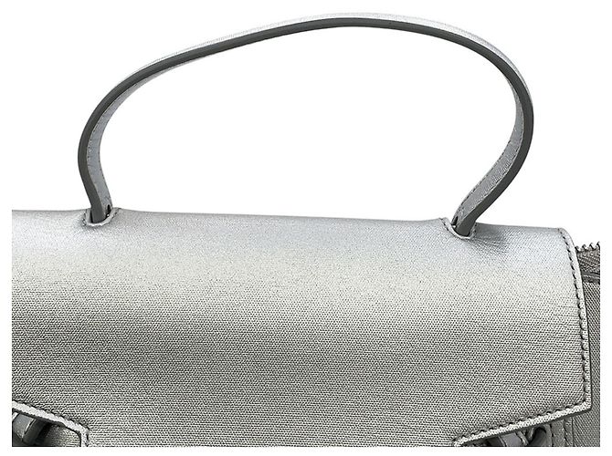 Céline Borsa in pelle argentata Celine Argento - vista 7