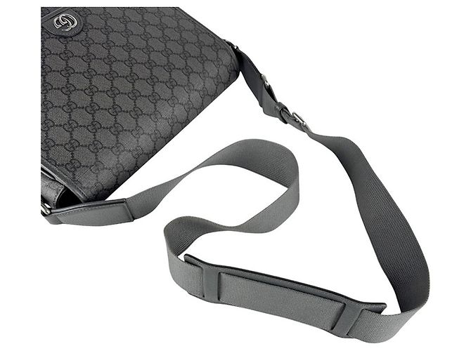 Borsa a tracolla Gucci Gray GG Supreme Marrone - vista 10