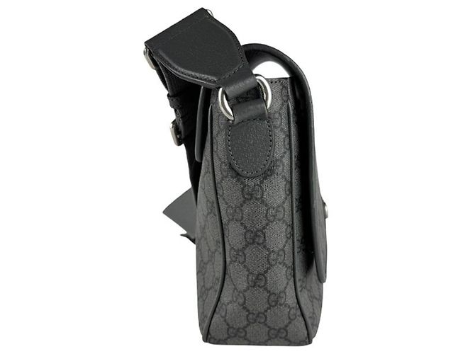 Borsa a tracolla Gucci Gray GG Supreme Marrone - vista 2