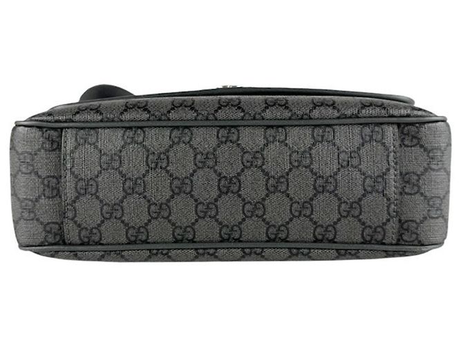 Borsa a tracolla Gucci Gray GG Supreme Marrone - vista 4