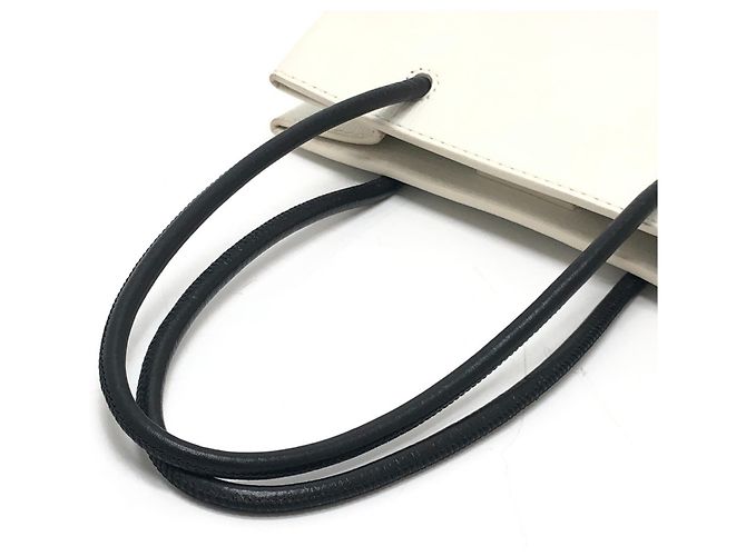 Borsa a tracolla in pelle bianca Balenciaga Bianco - vista 11