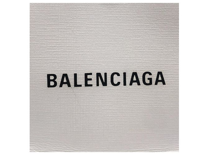 Borsa a tracolla in pelle bianca Balenciaga Bianco - vista 12