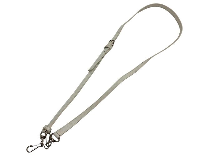 Borsa a tracolla in pelle bianca Balenciaga Bianco - vista 15