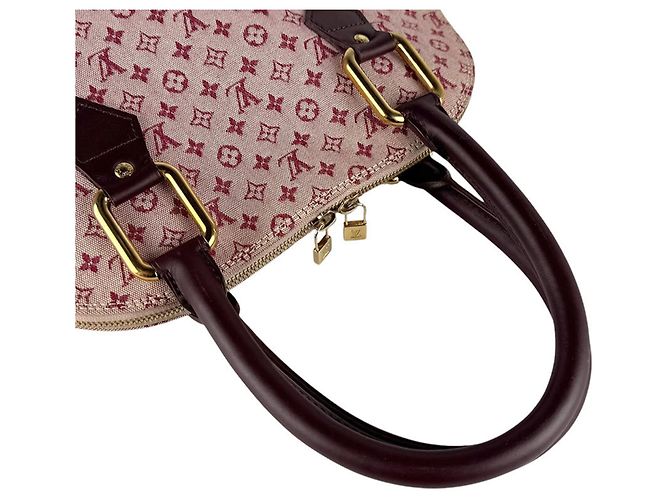 Borsa Louis Vuitton Monogram Mini Alma Fuschia - vista 10